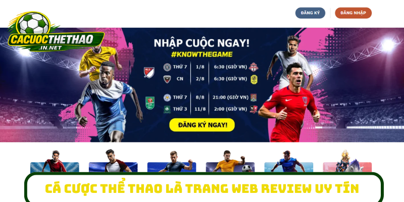 Cá Cược Thể Thao là trang web review uy tín