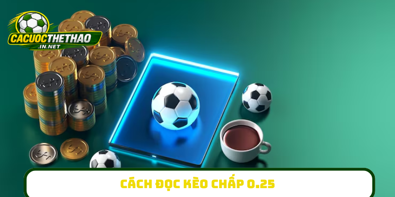 Cách đọc kèo chấp 0.25