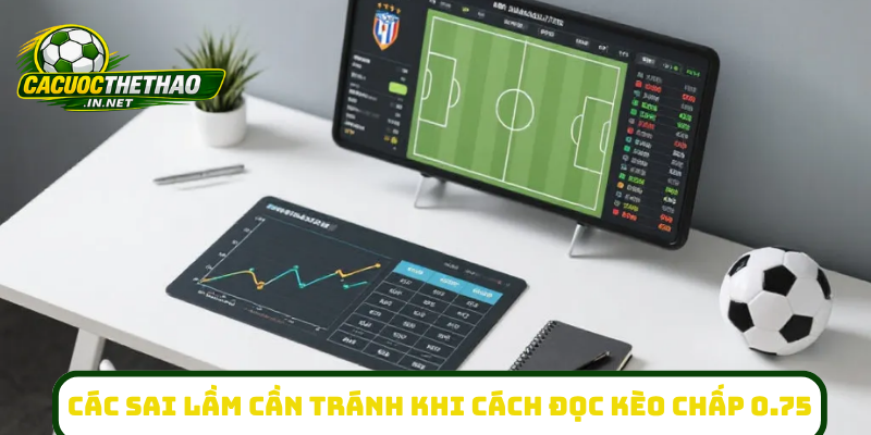 Các sai lầm cần tránh khi cách đọc kèo chấp 0.75