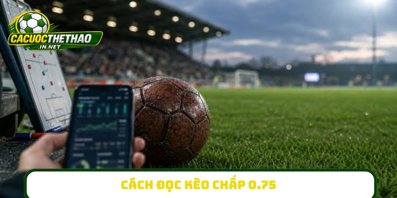 Cách đọc kèo chấp 0.75