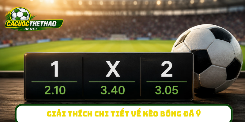 Giải thích chi tiết về kèo bóng đá Ý