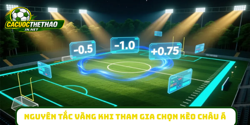Nguyên tắc vàng khi tham gia chọn kèo châu Á