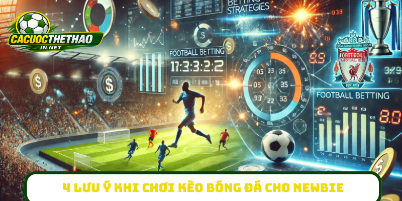 4 lưu ý khi chơi kèo bóng đá cho newbie
