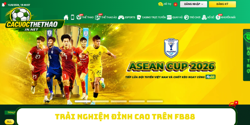 Trải nghiệm đỉnh cao trên FB88
